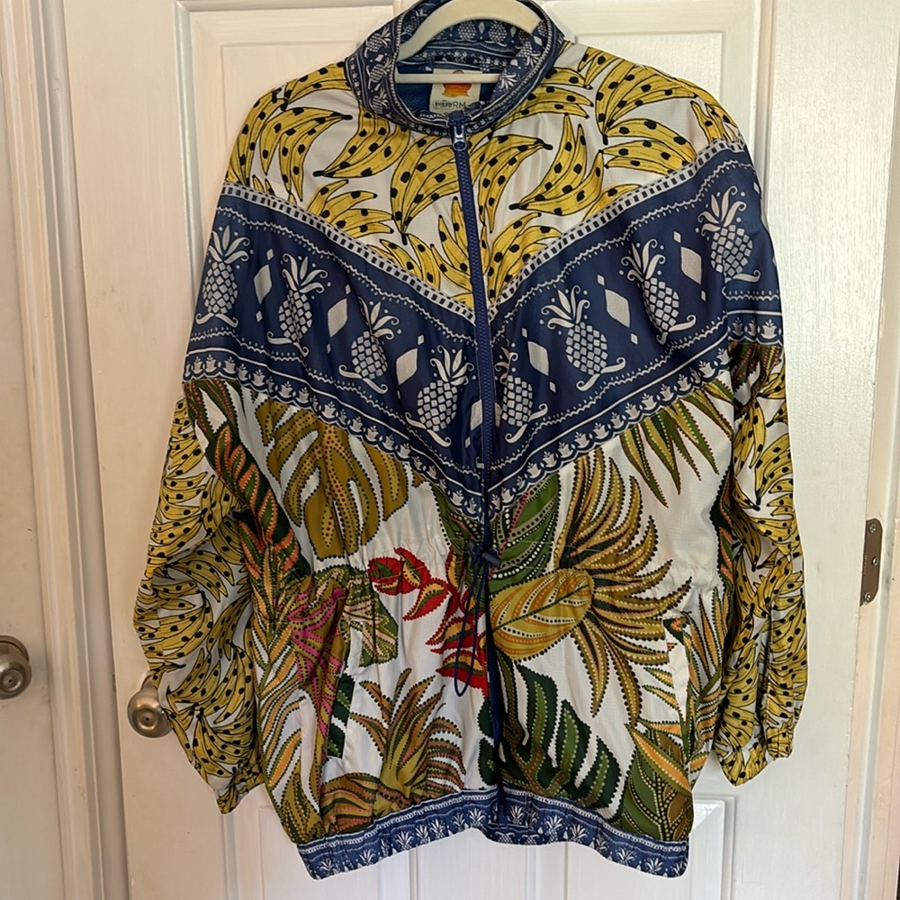 Farm Rio Lightweight Windbreaker Jacket - size large